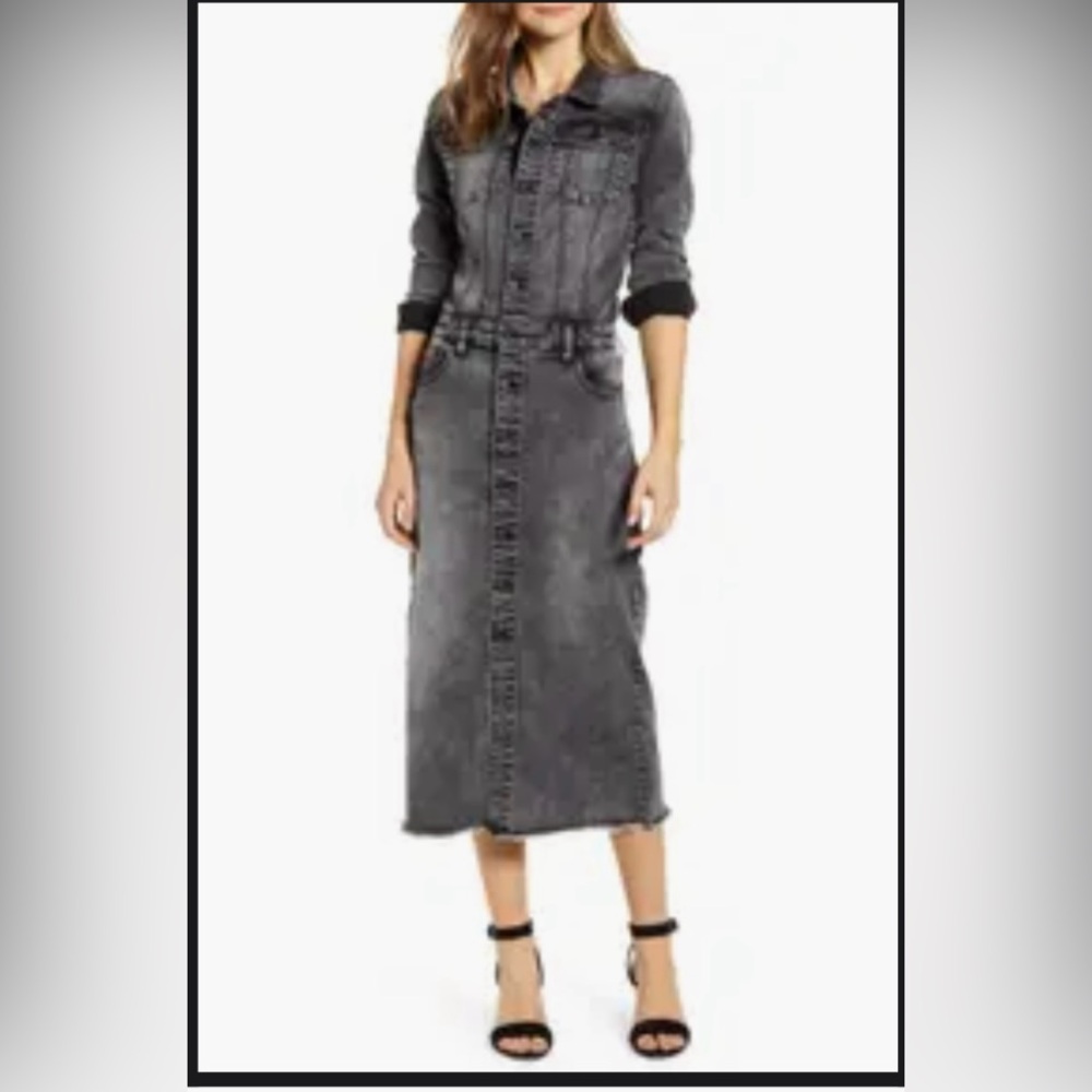 Wash Lab stretchy denim dress